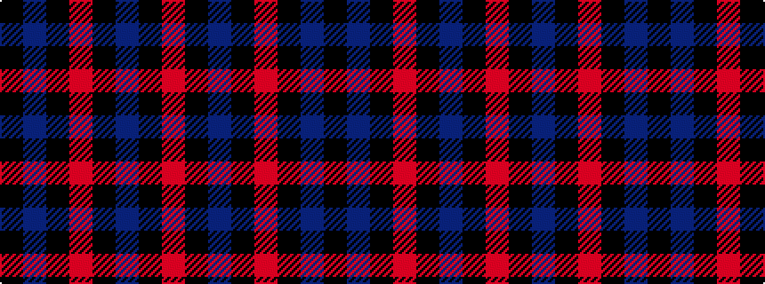 idealised woven sample of pattern KBKRKBKR