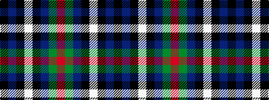 idealised woven sample of pattern KBKWKBGR