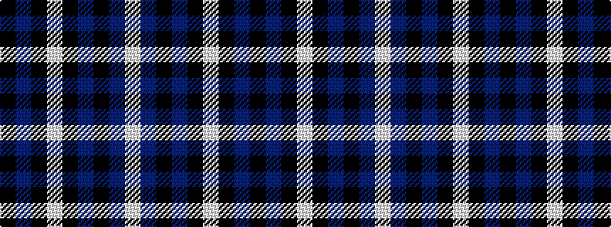 idealised woven sample of pattern KBKWKBKBW