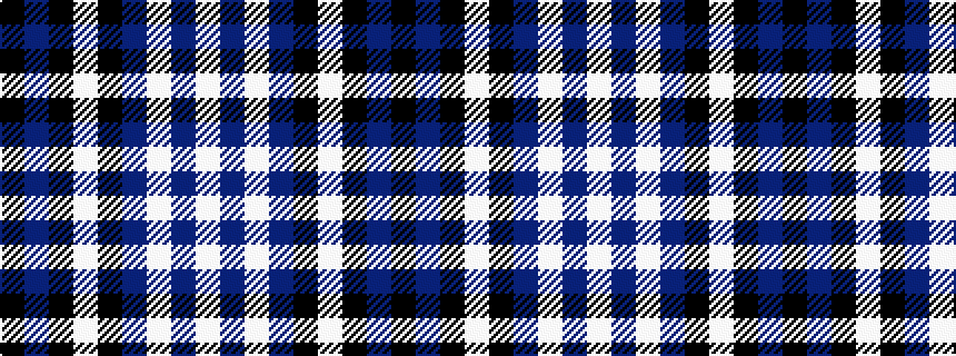idealised woven sample of pattern KBKWKBWBW