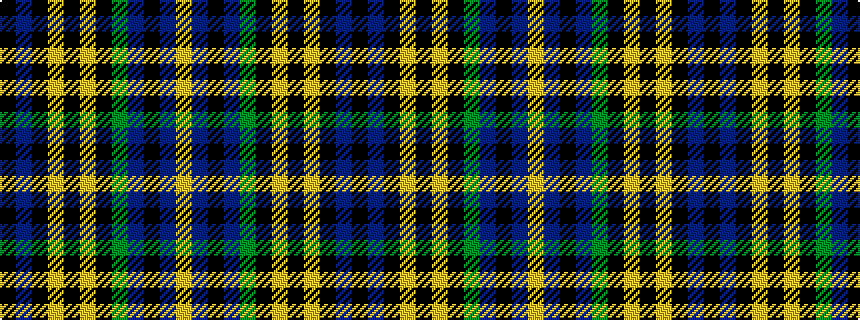 idealised woven sample of pattern KBKYKYKGBKBY