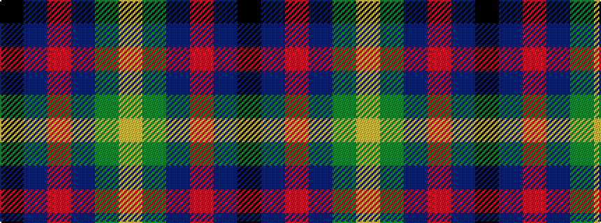 idealised woven sample of pattern KBRBGY