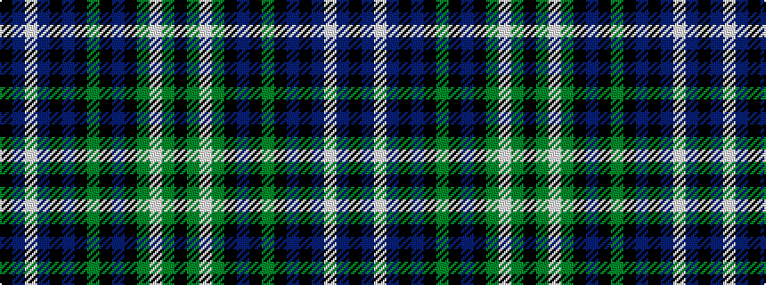 idealised woven sample of pattern KBWBKBKGKBKGWGK