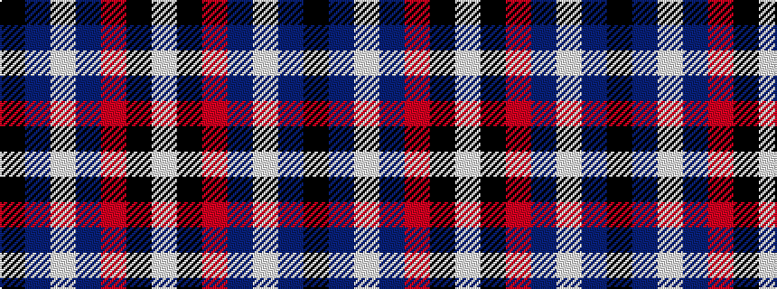 idealised woven sample of pattern KBWBRKW