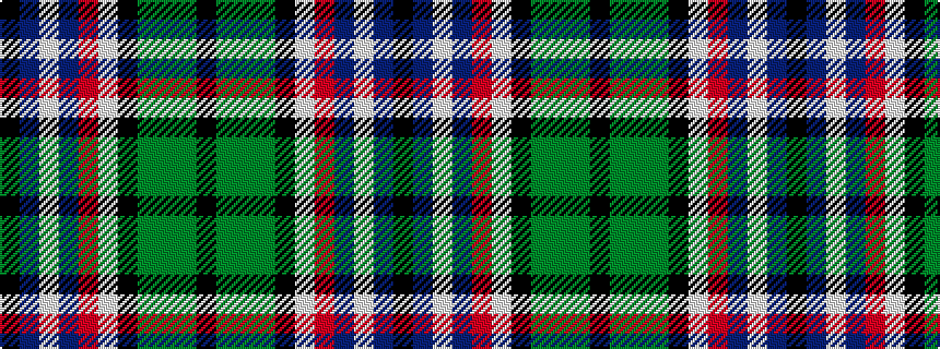 idealised woven sample of pattern KBWBRWKGGGK