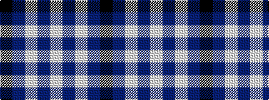 idealised woven sample of pattern KBWBW