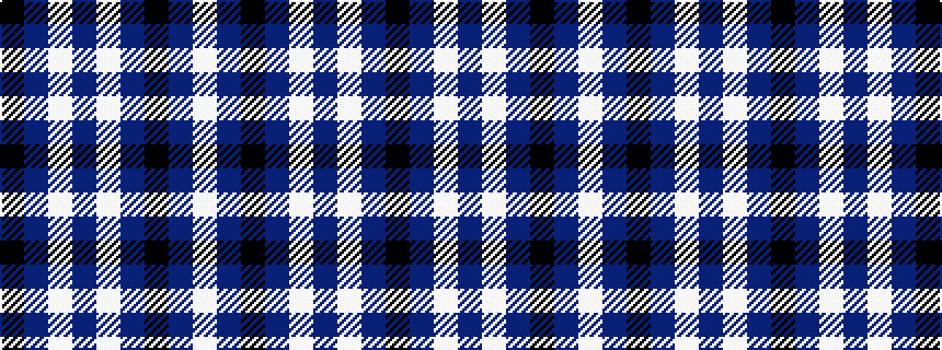 idealised woven sample of pattern KBWBWBKBW