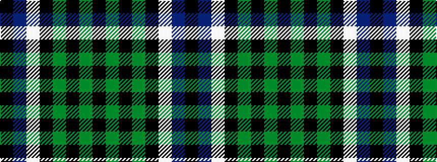 idealised woven sample of pattern KBWKGKGK