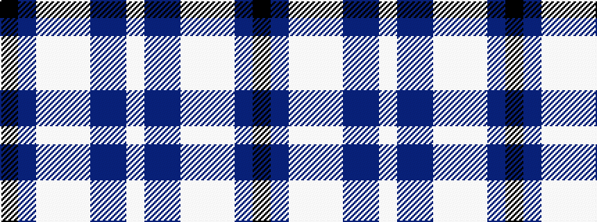 idealised woven sample of pattern KBWWWBBW