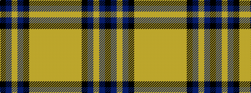 idealised woven sample of pattern KBYBKYYYYY