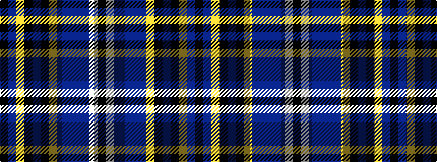 idealised woven sample of pattern KBYKBKYBBBBWK