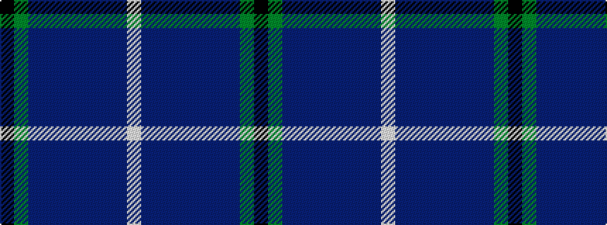 idealised woven sample of pattern KGBBBBBBBW