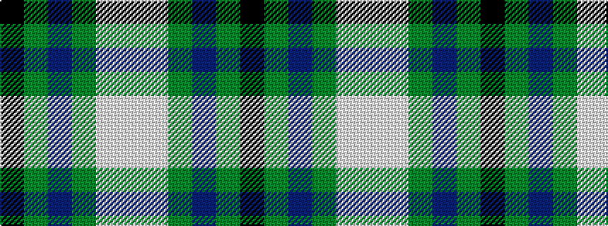 idealised woven sample of pattern KGBGWW