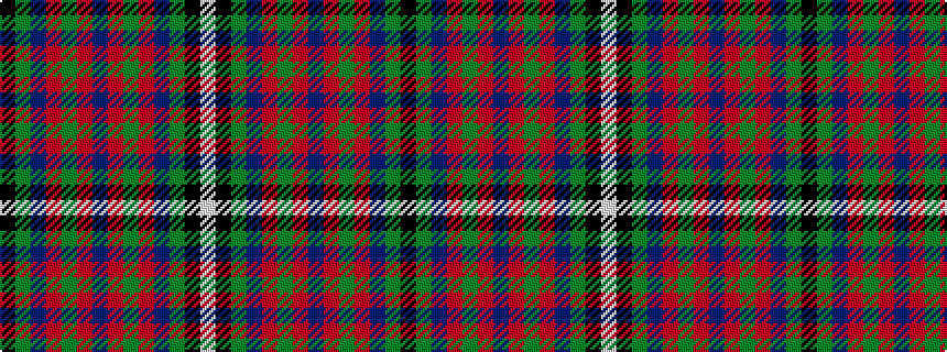 idealised woven sample of pattern KGBRGRBRGRBGKW