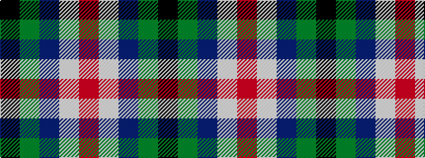idealised woven sample of pattern KGBWR