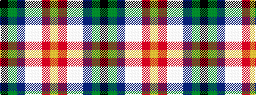 idealised woven sample of pattern KGBWWRY