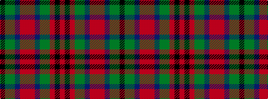 idealised woven sample of pattern KGGBRRRBGGRKR