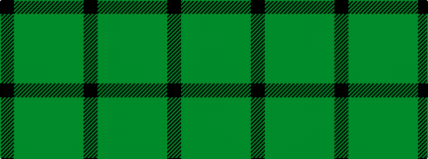idealised woven sample of pattern KGGGGGK