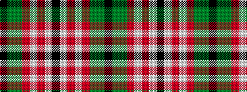 idealised woven sample of pattern KGGRWRWK