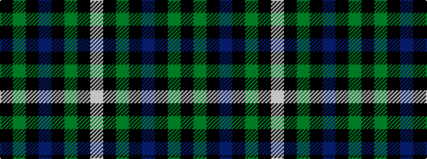 idealised woven sample of pattern KGKBKGKW