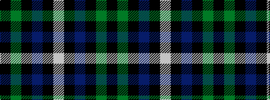idealised woven sample of pattern KGKBKW