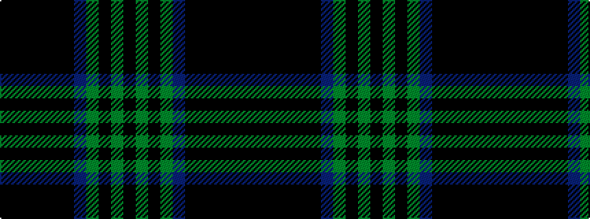 idealised woven sample of pattern KGKGBKKKKKK