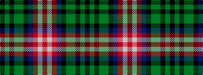 idealised woven sample of pattern KGKGGKBRWR