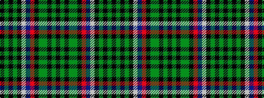 idealised woven sample of pattern KGKGGKRBWKGKGK