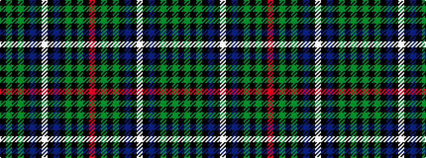 idealised woven sample of pattern KGKGKBKWKBKGKGKR