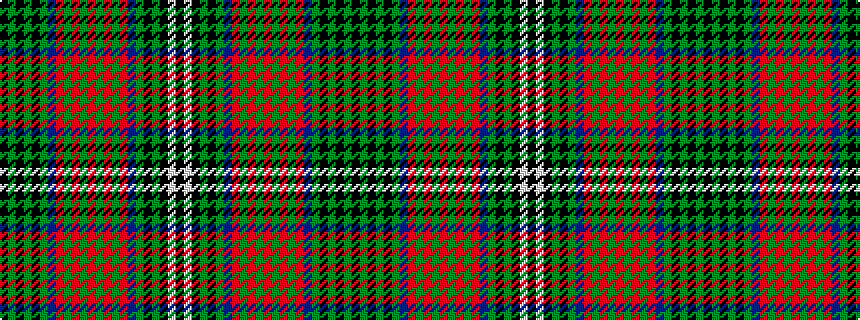 idealised woven sample of pattern KGKGKGBRGRGRGRGRBGKGKWK