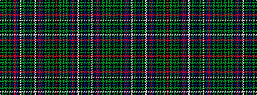 idealised woven sample of pattern KGKGKGKBRBKWKGKBKGKWKBRBKGKGKGKR