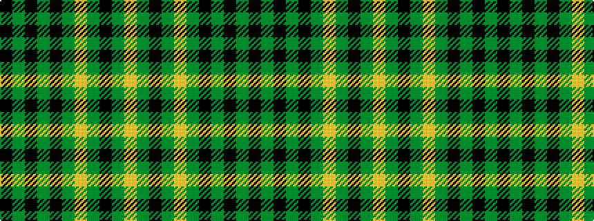 idealised woven sample of pattern KGKGKGYGKGY
