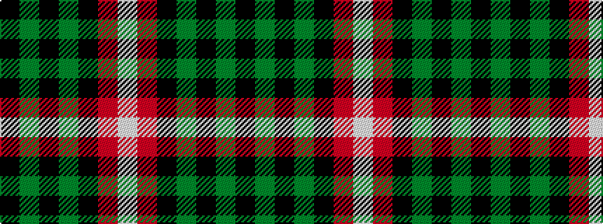 idealised woven sample of pattern KGKGKRW