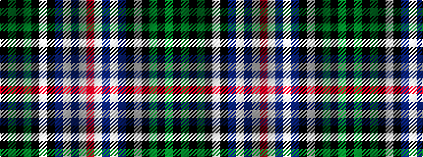idealised woven sample of pattern KGKGKWKBWBWR