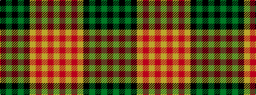 idealised woven sample of pattern KGKGKYRYRY