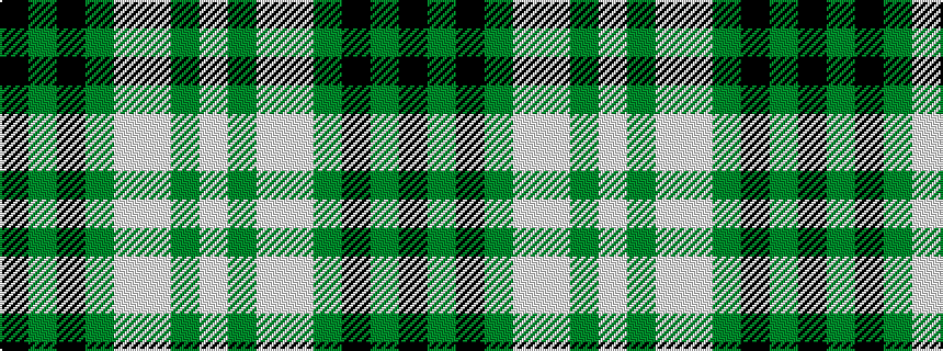 idealised woven sample of pattern KGKGWWGW