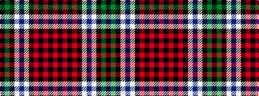 idealised woven sample of pattern KGKWBWKRKRKR