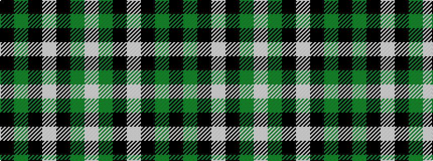 idealised woven sample of pattern KGKWKGW