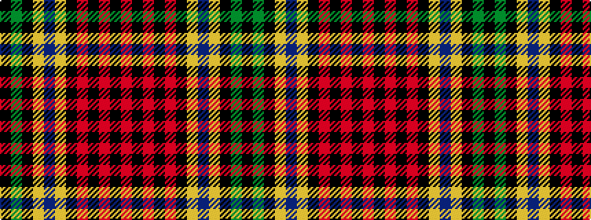 idealised woven sample of pattern KGKYBYKRKRKR