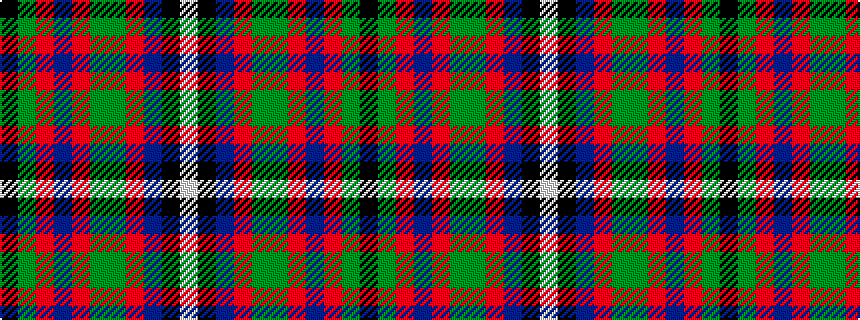 idealised woven sample of pattern KGRBRGGRBKW