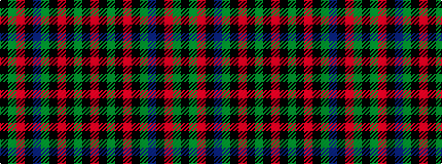idealised woven sample of pattern KGRKBGKRKGKR