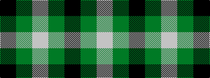 idealised woven sample of pattern KGW