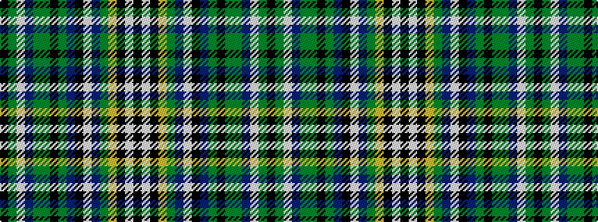 idealised woven sample of pattern KGWBGGKGBKWBGYKWK