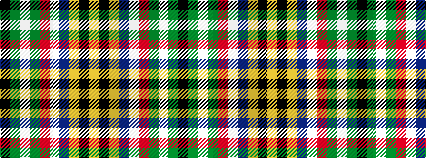 idealised woven sample of pattern KGWGRWBYKY