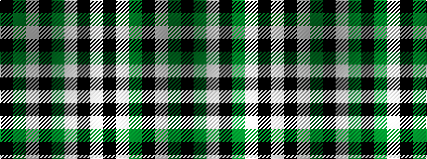 idealised woven sample of pattern KGWKGWKW