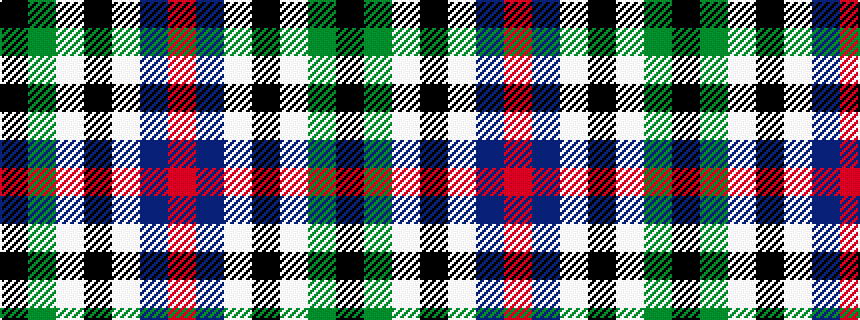idealised woven sample of pattern KGWKWBR