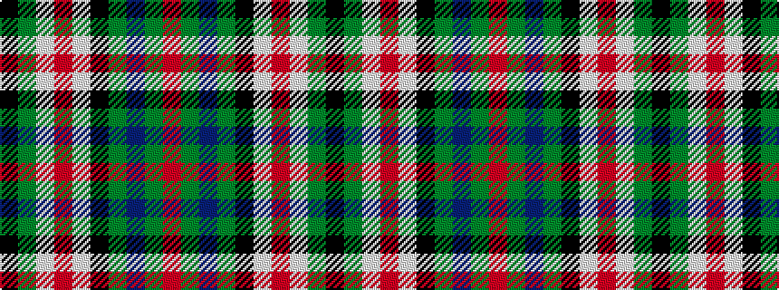 idealised woven sample of pattern KGWRWKGBGR