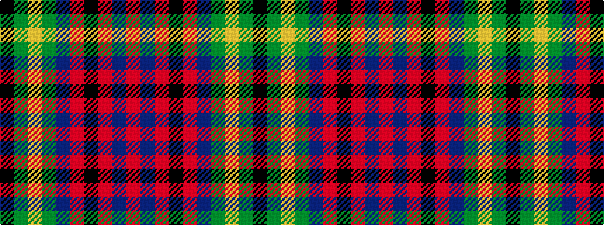 idealised woven sample of pattern KGYGBRKRBR