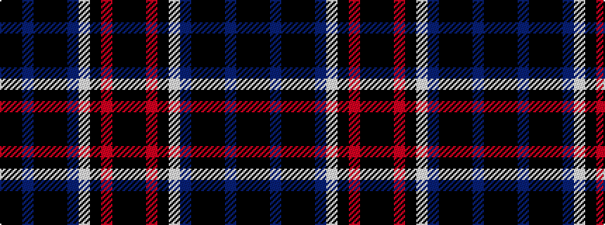 idealised woven sample of pattern KKBKKKBWKRKK