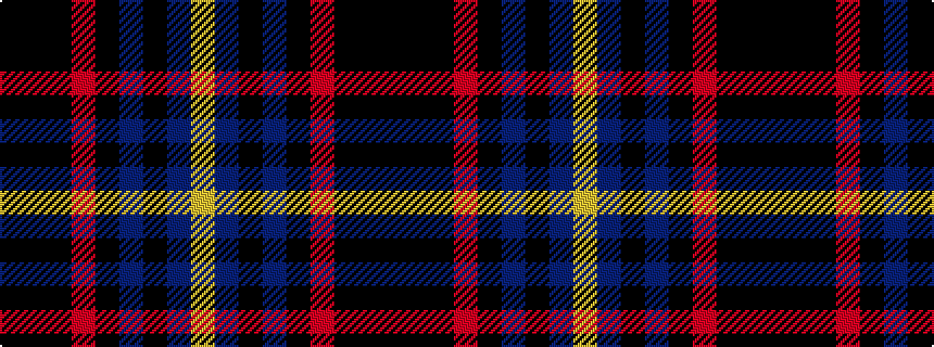 idealised woven sample of pattern KKKRKBKBY